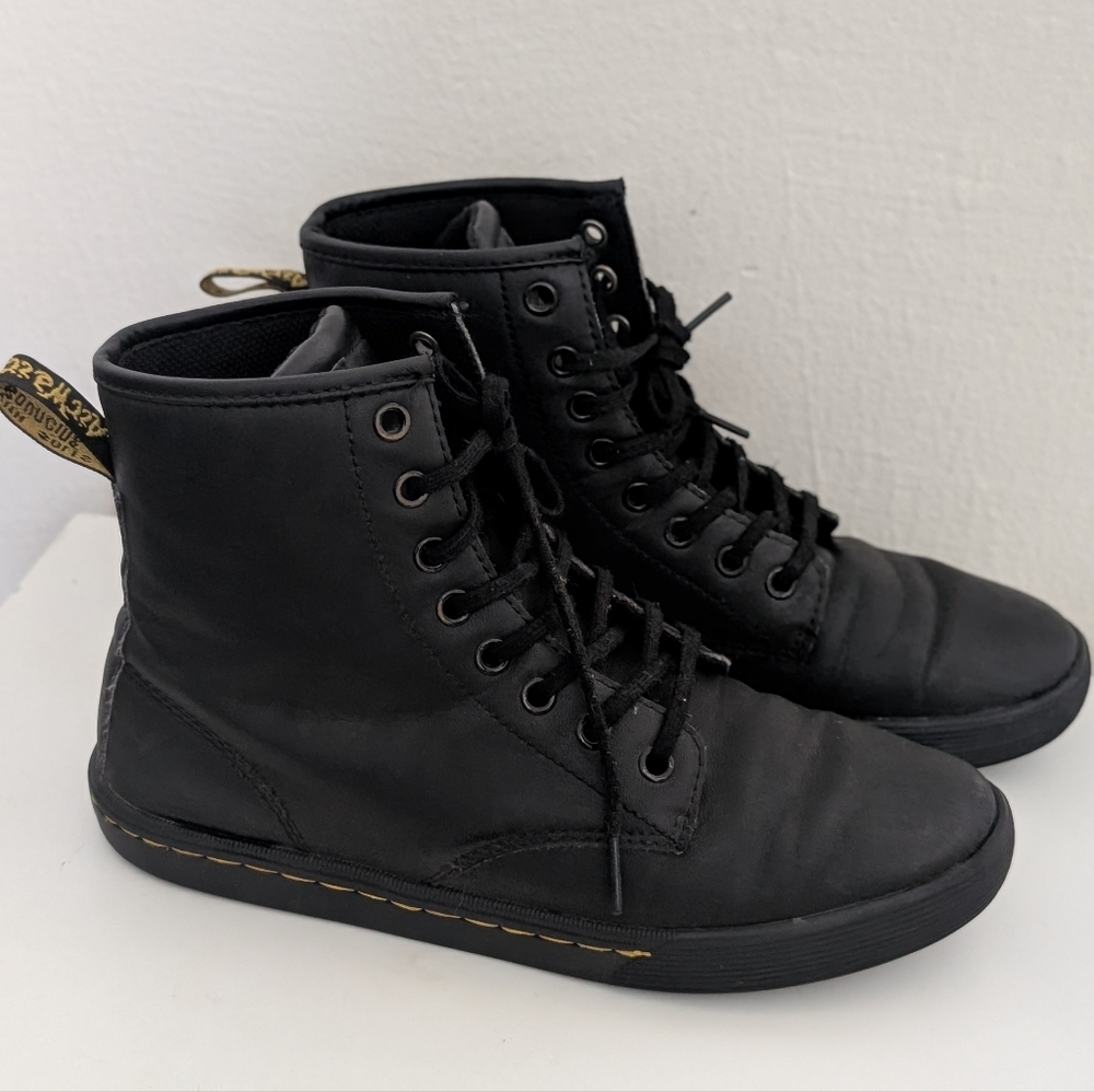 Dr. Martens Air Wair Sheridan Women's Matte Synthetic Leather Casual Boots, 7 - Picture 3 of 7